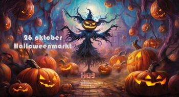 Halloweenmarkt op donderdag 26 oktober